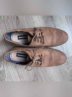 Men’s Light Brown Oxford Dress Shoes